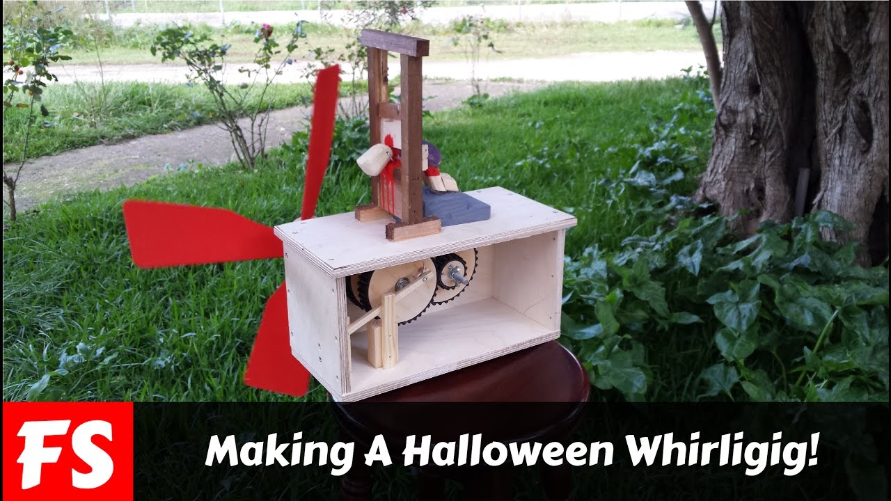 Halloween Themed Whirligig (FS Woodworking)