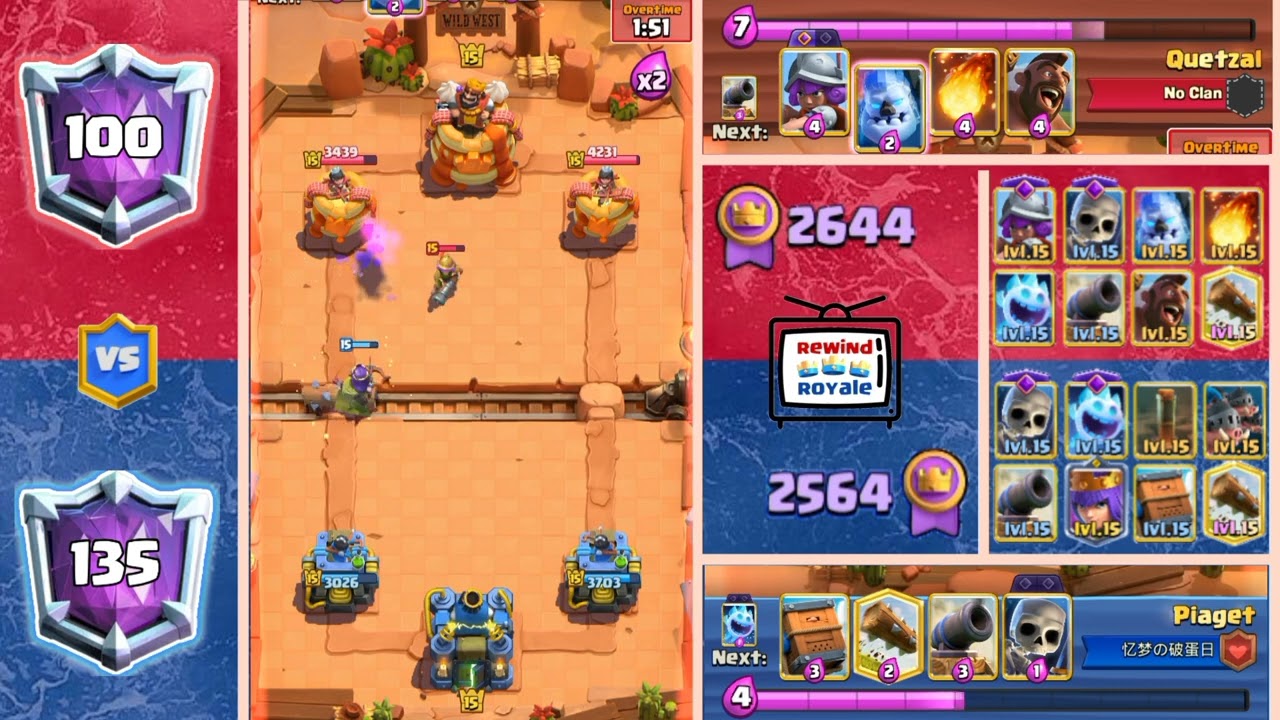 ARCHER QUEEN ROYAL HOGS EARTHQUAKE VS HOG 2.6 CYCLE #clashroyale