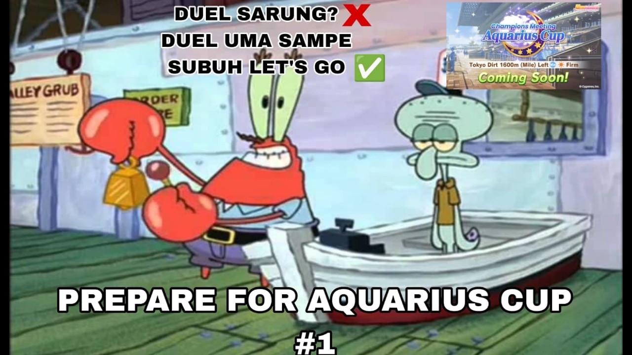 APA?! DUEL UMA SAMPE SUBUH? MIKIR KIDS! PREPARE FOR AQUARIUS CUP #1 -UmaMusume Pretty Derby