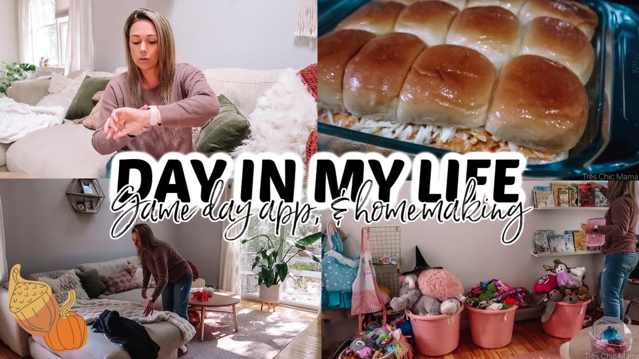 DAY IN THE LIFE OF A BUSY SINGLE MOM| GAME DAY APPETIZER| Homemaking With Me| Tres Chic Mama