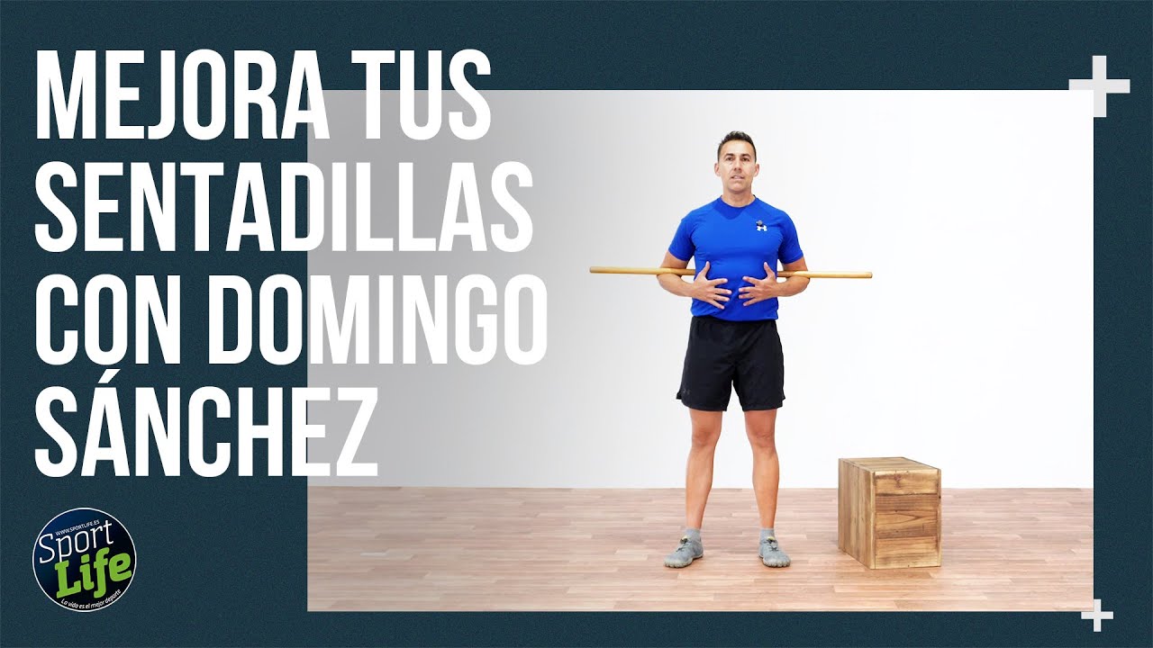 Mejora la posición al hacer sentadillas con Domingo Sánchez