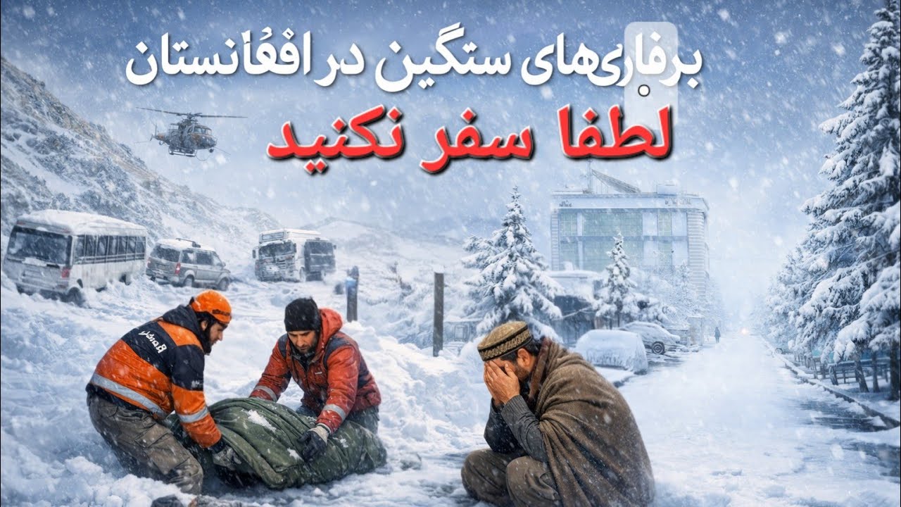 برفباری سنگین درکابل و ولایات کشور، شاهراه سالنگها بسته است، برفباری کابل جان | Afghanistan winter