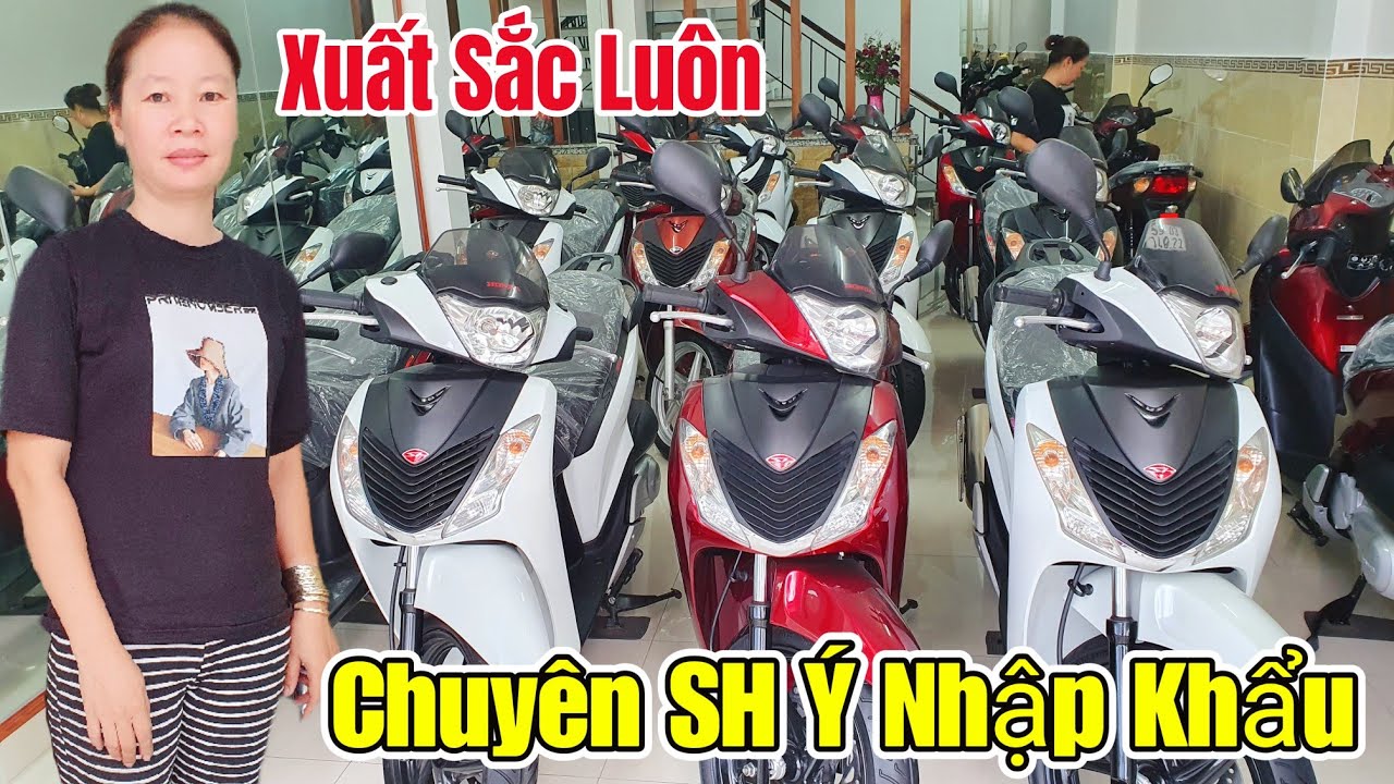 Giá Xe SH Nhập Khẩu SH Ý Tại Xe Máy Minh Hà 3 Đẹp Xuất Sắc Không Một Tì Vết Bao Hồ Sơ Bao Ship Xa