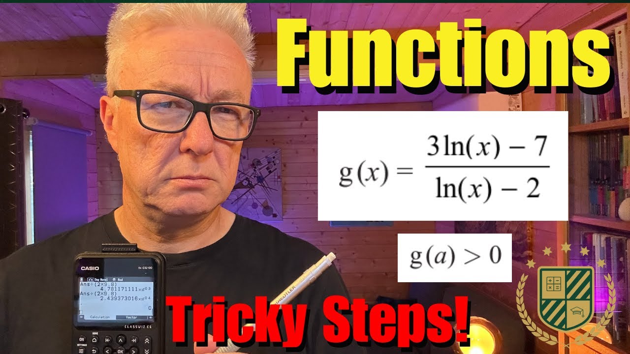 Edexcel A-Level Maths 2020 Paper 2 (Pure) Q13 | Functions