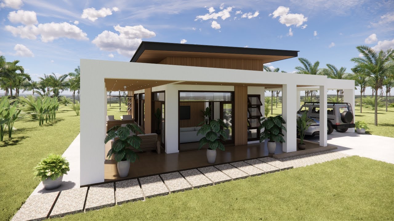 Modern Tropical House Design | 2 Bedroom | 3,083 Sqft