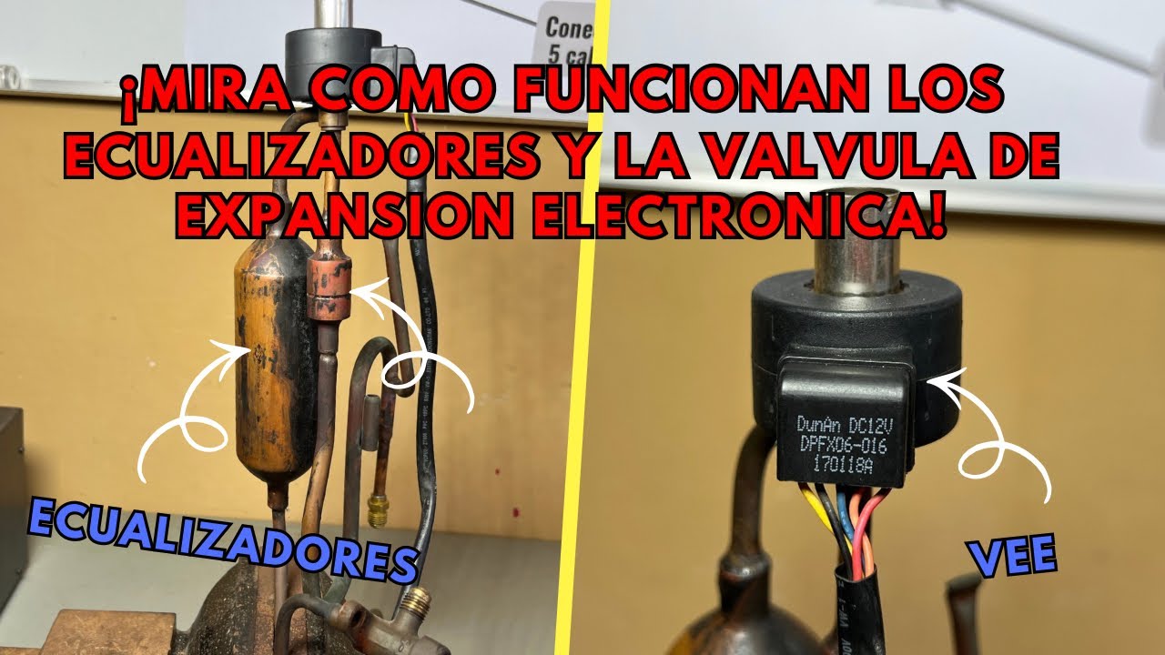 ¿Cómo checar bobinas de válvula de expansión electrónica y ecualizadores?