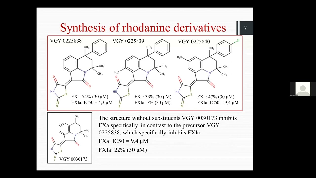 SYNTHESIS, DOCKING AND IN VITRO ANTICOAGULANT ACTIVITY ASSAY OF RHODANINE DERIVATIVES OF PYRROLO3,2,