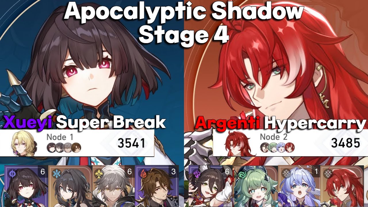 Apocalyptic Shadow Stage 4 | Xueyi Super Break & Argenti Hypercarry | Honkai: Star Rail 2.3
