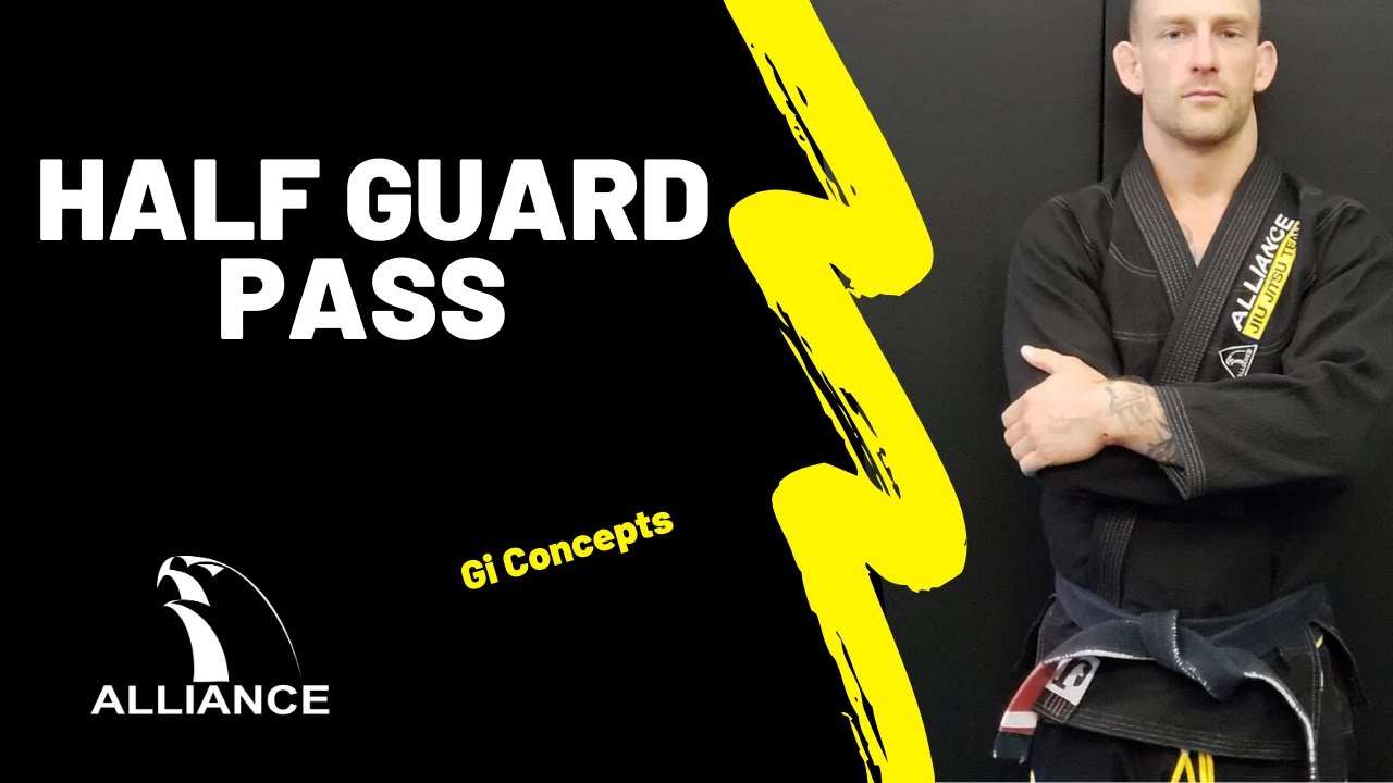 Half Guard Pass: Wedging
