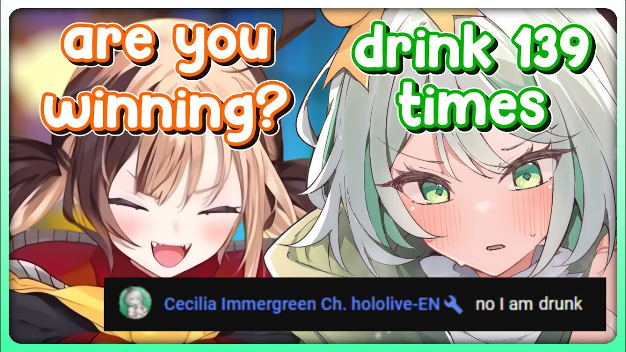 Gigi "Are you winning Cecilia?", Meanwhile Cecilia :