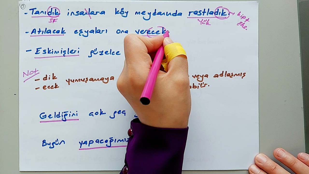 HÜLYA HOCA İLE TÜRKÇE - TYT 🌟🌟🌟 FİİLİMSİ