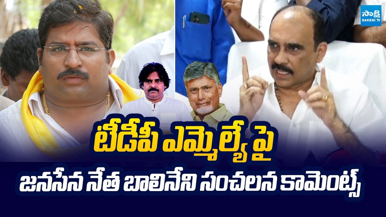 Janasena BalinenI Srinivas Fires On TDP MLA Damacharla Janardhan Rao Over Land Grab in Ongole