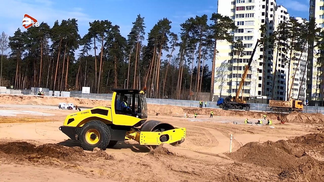 Ведется Строительство школы на 550 мест на Высоковольтной.