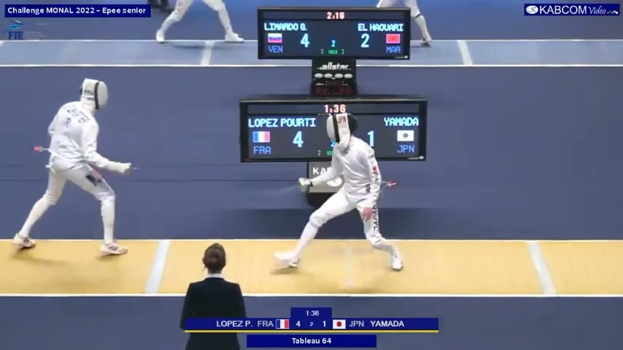 Challenge Monal 2022 SME - L64 - Lopez Pourtier FRA v Yamada JPN