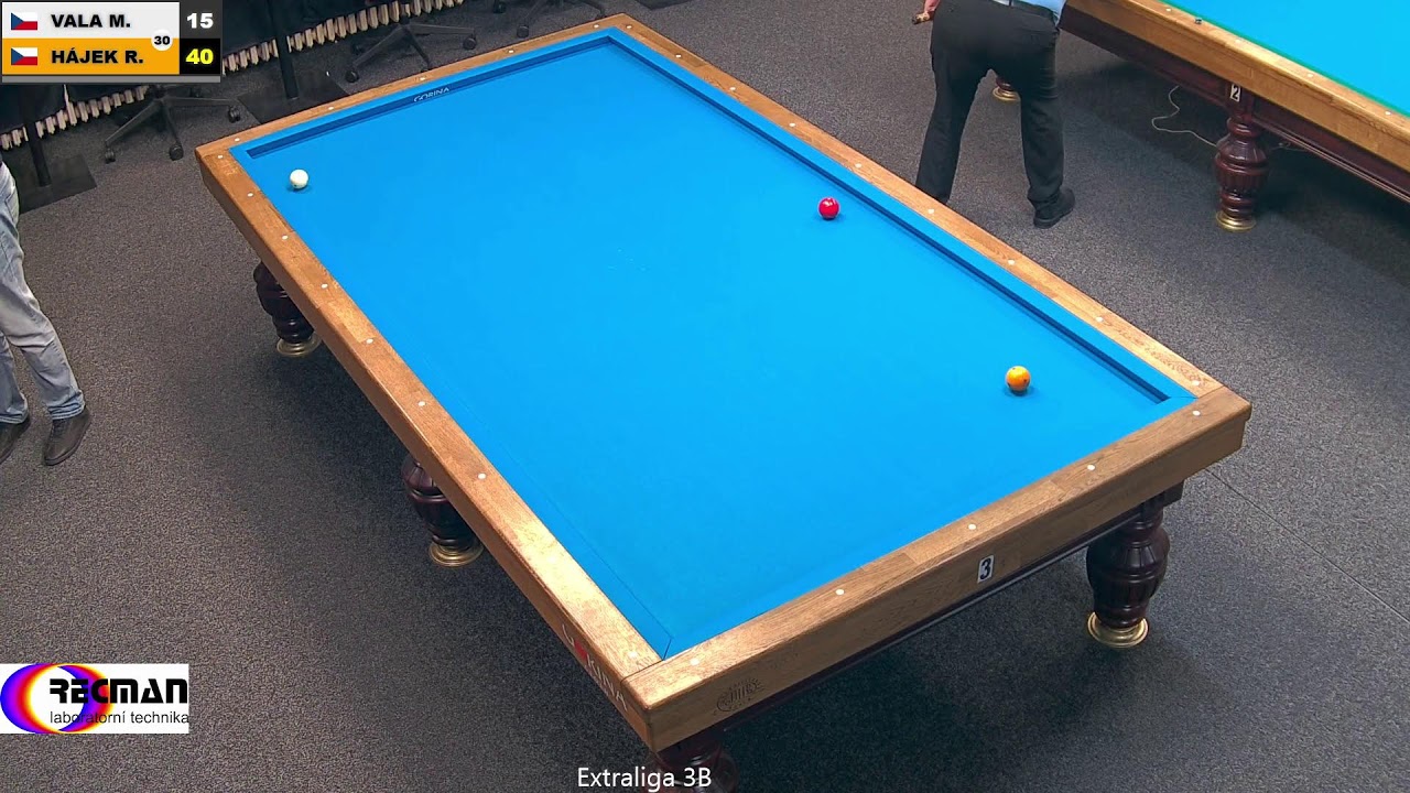 Czech league | 3-cushion | D1 | 9th round | Radovan Hájek v Miroslav Vala