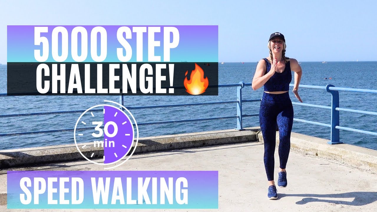Burn Fat Fast with This 5000 Step Power Walk (No Equipment!)