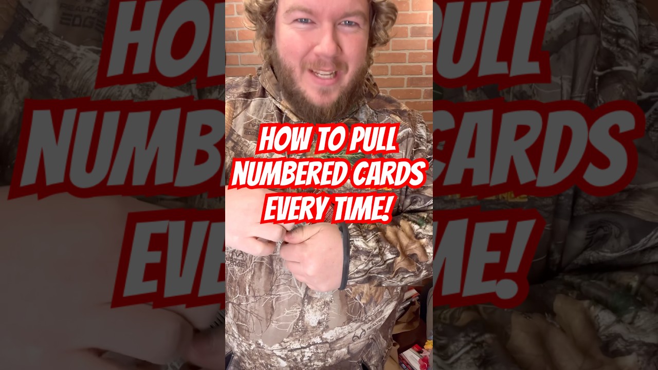 How to pull numbered cards every time! #boxopening #sportscards #packopening #sports #productreview