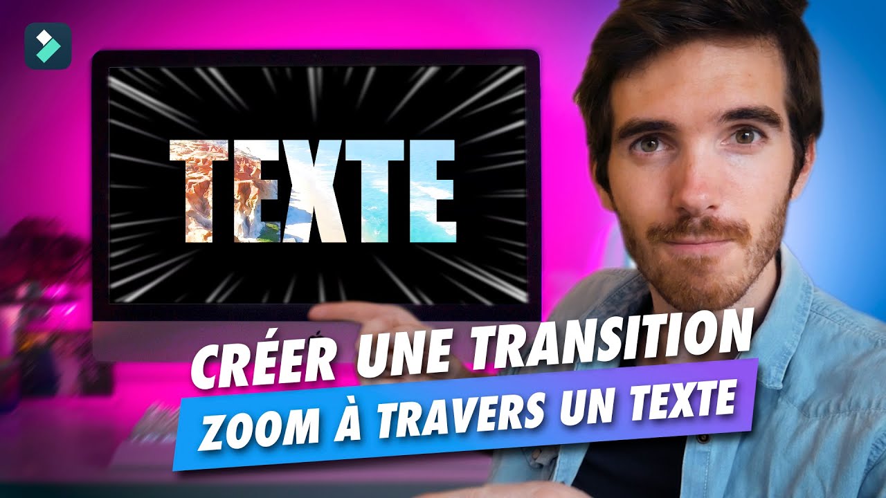 Comment créer la transition ZOOM à travers un texte sur Filmora 12 [Tuto] [2024]