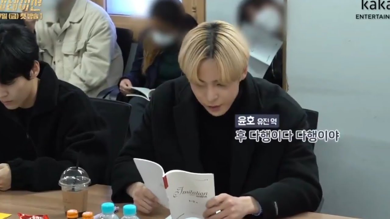 ATEEZ Having Their First Script Reading For KBS Drama Imitation ( ACTORTEEZ!!!!!)