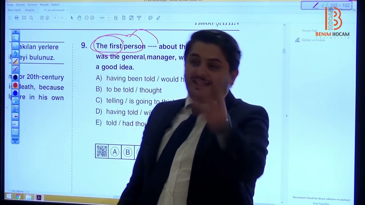 HAKKI HOCA VİDEO 56 Overdose Deneme 1 Çözümlemesi I