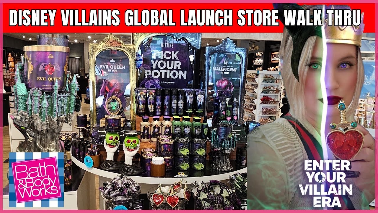 Bath & Body Works x Disney Villains Store Walk Thru | SO MANY ITEMS!  