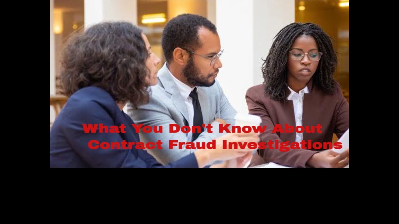 Government Investigation for Procurement Fraud - What You Don't Know?
