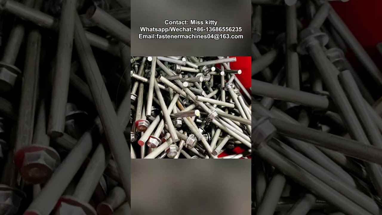 Self Drilling Screw Manufacturing Equipment Factory #fasteners