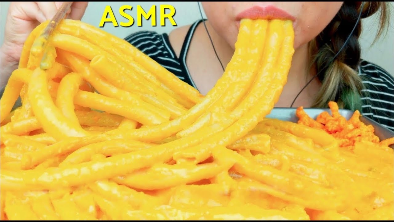 ASMR GIANT CHEDDAR MAC & CHEESE 먹방 *Macaroni and cheese* No Talking suellASMR