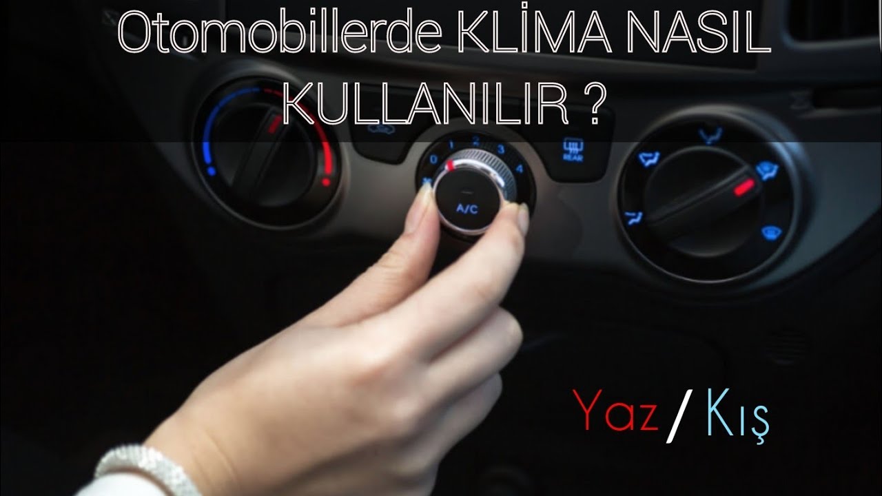 OTOMOBİLDE KLİMA NASIL KULLANILIR ? açma ve kapama Nasıl Yapılır ?