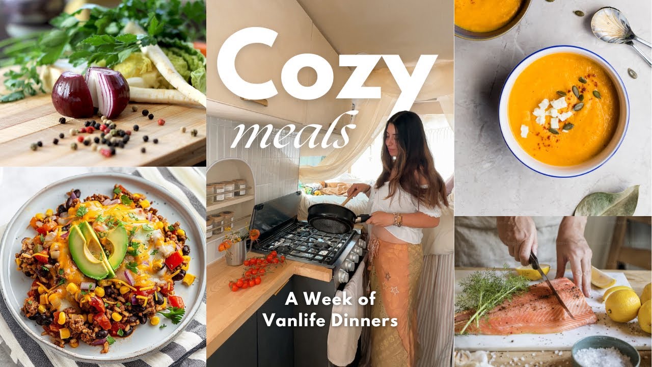 5 Cozy Vanlife Dinners | What We Eat in a Week on the Road