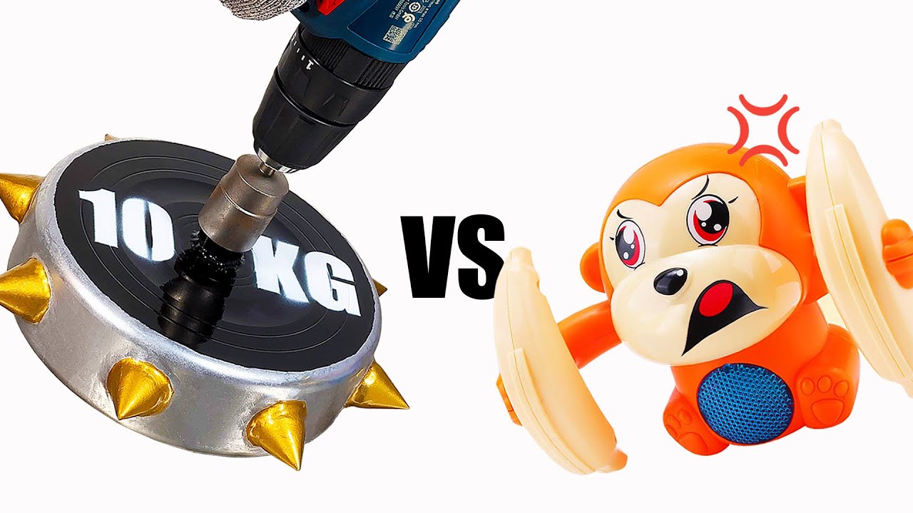 10KG Brutal Beyblade VS Electric Toys!