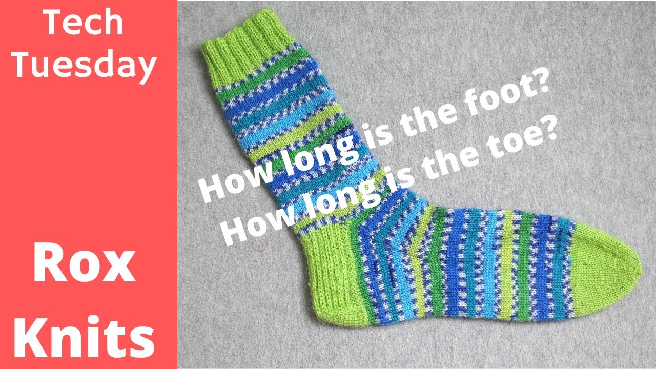 When to Start the Toe of a Cuff Down Sock // Technique Tuesday