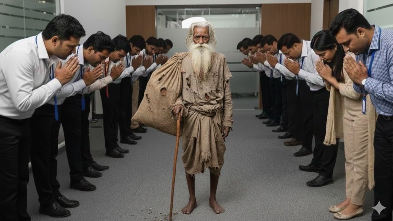 बूढ़े भिखारी के सामने इंजीनियर सर झुका के खड़े हैं जानिए...क्यों