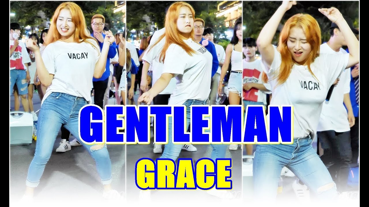 그레이스 (예림, GRACE) - GENTLEMAN (PSY) @ 180729 홍대 거리공연 직캠 By SSoLEE