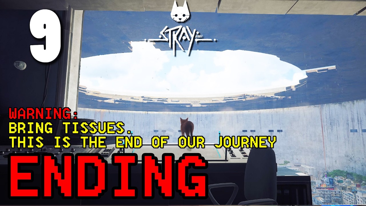 The Last Sunset | The Emotional Ending - (Stray Gameplay)