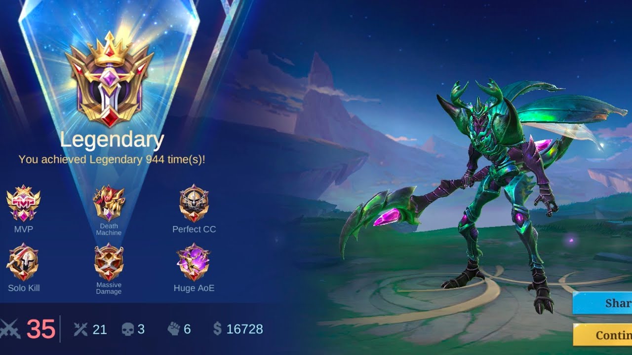 Moba Legends Zhask 21 kills best build and game play 