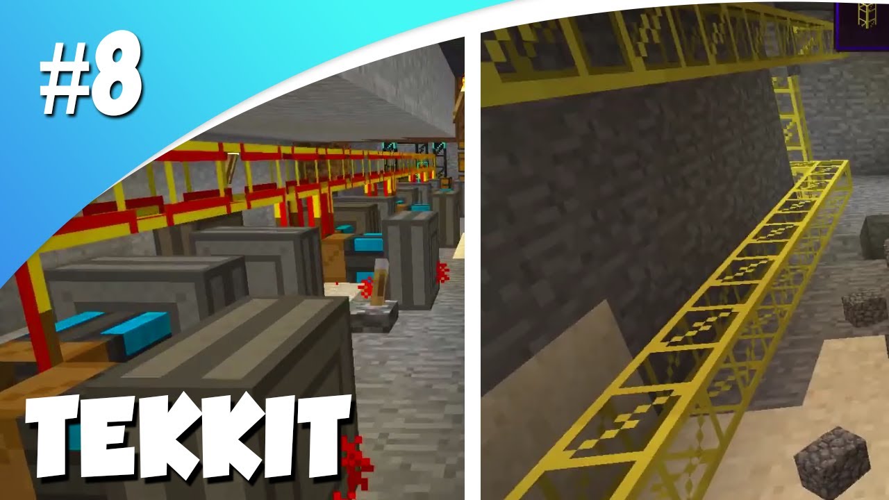 SUPER QUARRY! (Minecraft Tekkit #8)