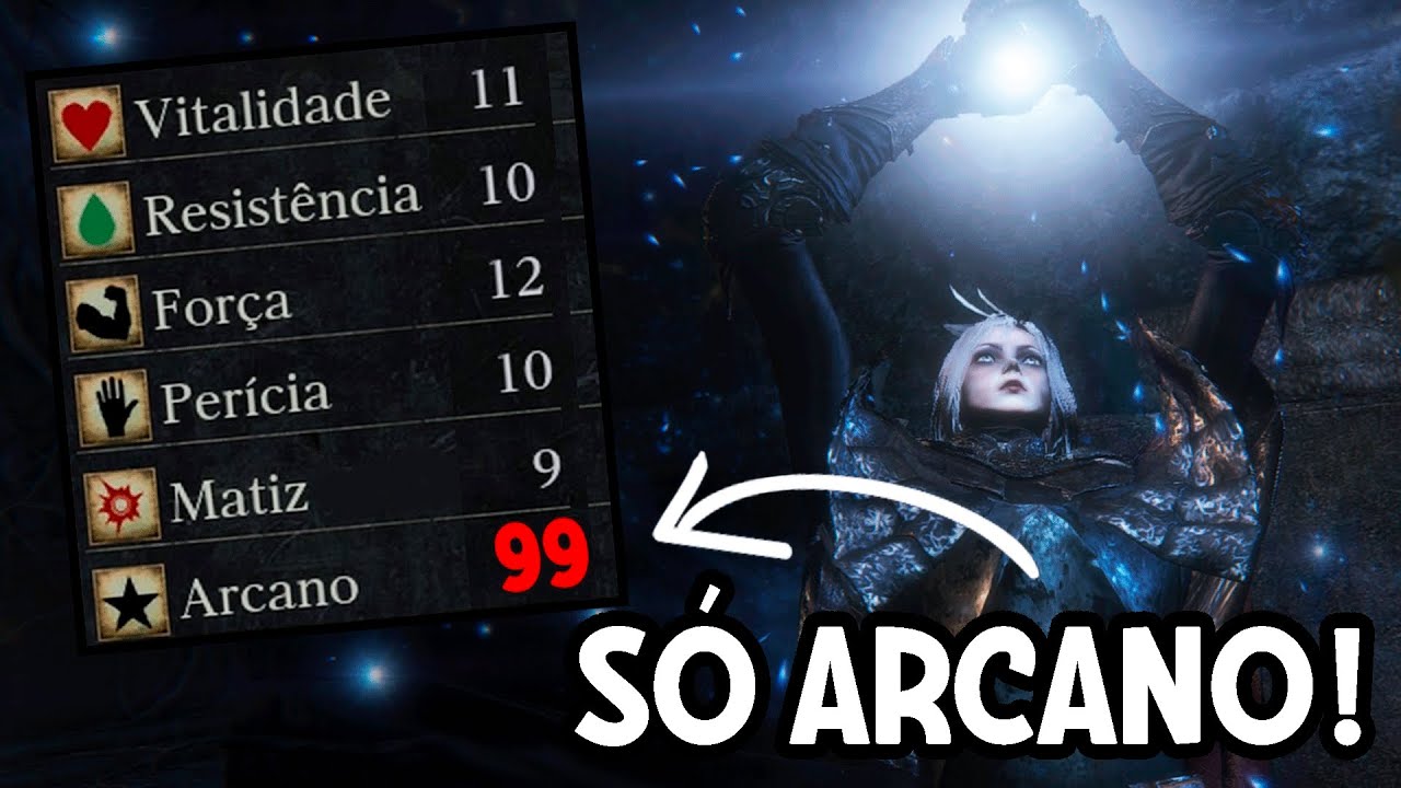 ZERANDO BLOODBORNE SÓ UPANDO ARCANO! - Desafio SoulsBorne