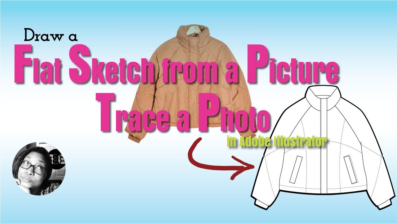 Create a Fashion Sketch from a Photo in Minutes!