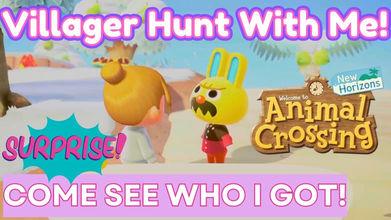 Day 13 VILLAGER HUNTING On My Brand New ANIMAL CROSSING : new horizons