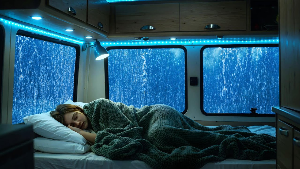 Deep Sleep with Heavy Rain 🚗 – Cozy Car Ambience to Calm the Mind