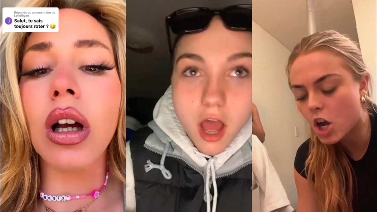 Random girls burp comp 14