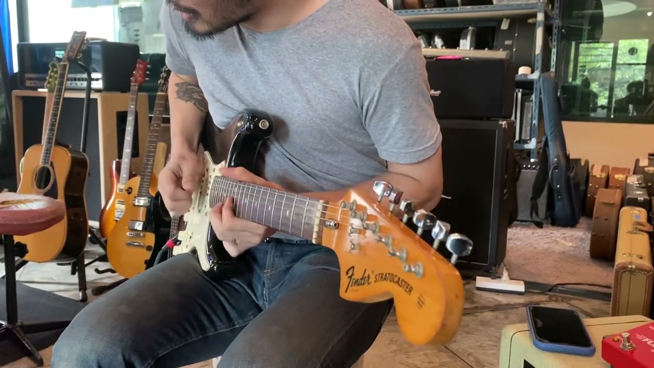 Fender Stratocaster Black Original 1974