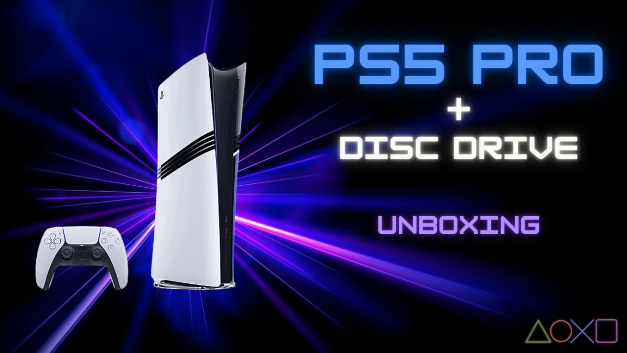 PS5 Pro and Disc Drive Unboxing