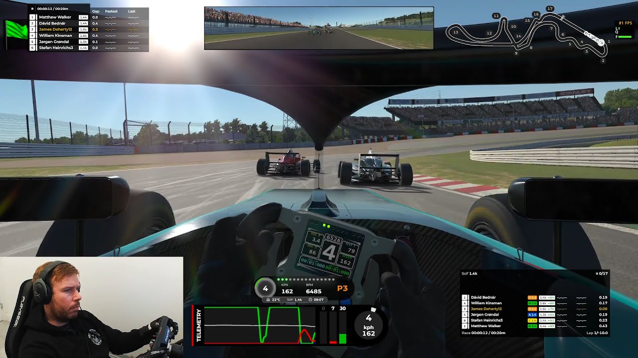 The F4 cars on iRacing are incredible