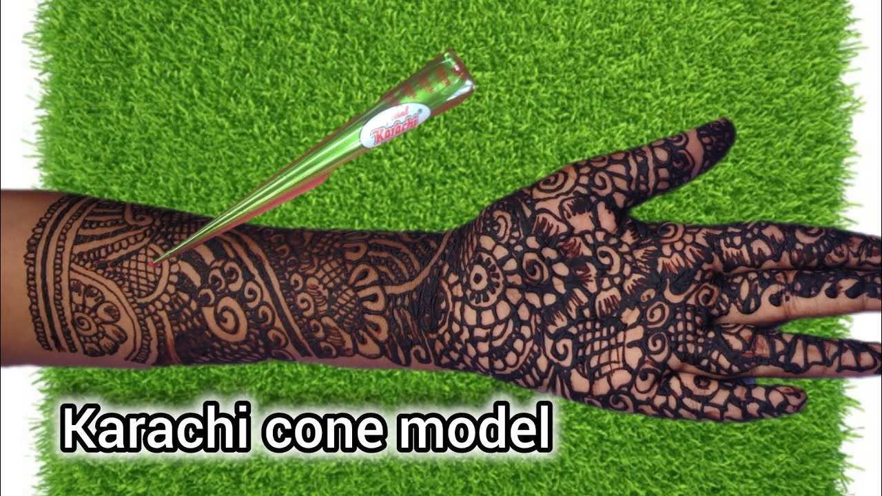 | beautiful simple mehandi designs video | &Karachi cone models |