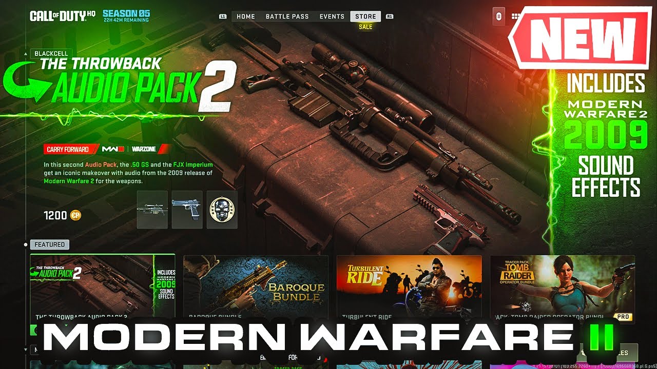 1 New STORE BUNDLE RELEASED In MODERN WARFARE 2 Season 5 RELOADED! 26/09/23