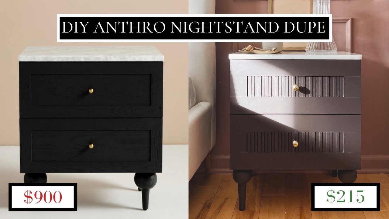 LOOK FOR LESS: DIY Anthropologie Luxury Nightstand Dupe