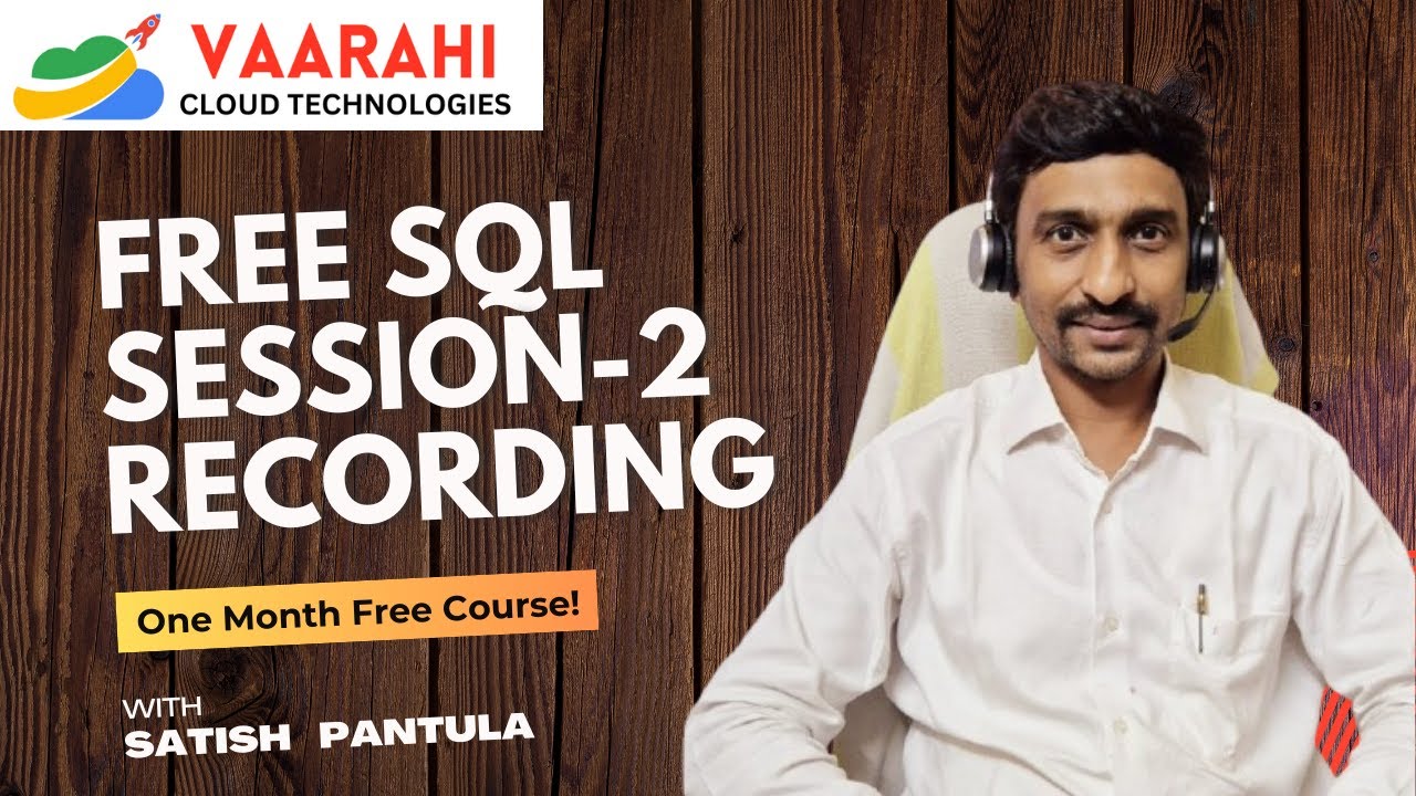 Free SQL Session-2 Recording Video | DBeaver Installation & Types of SQL Commands | Satish Pantula