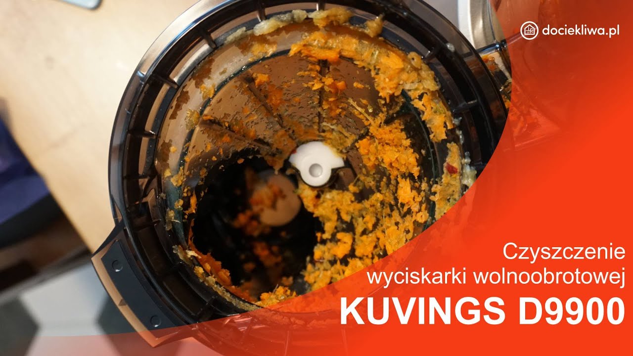 Dociekliwa.pl - Czyszczenie wyciskarki wolnoobrotowej KUVINGS D9900